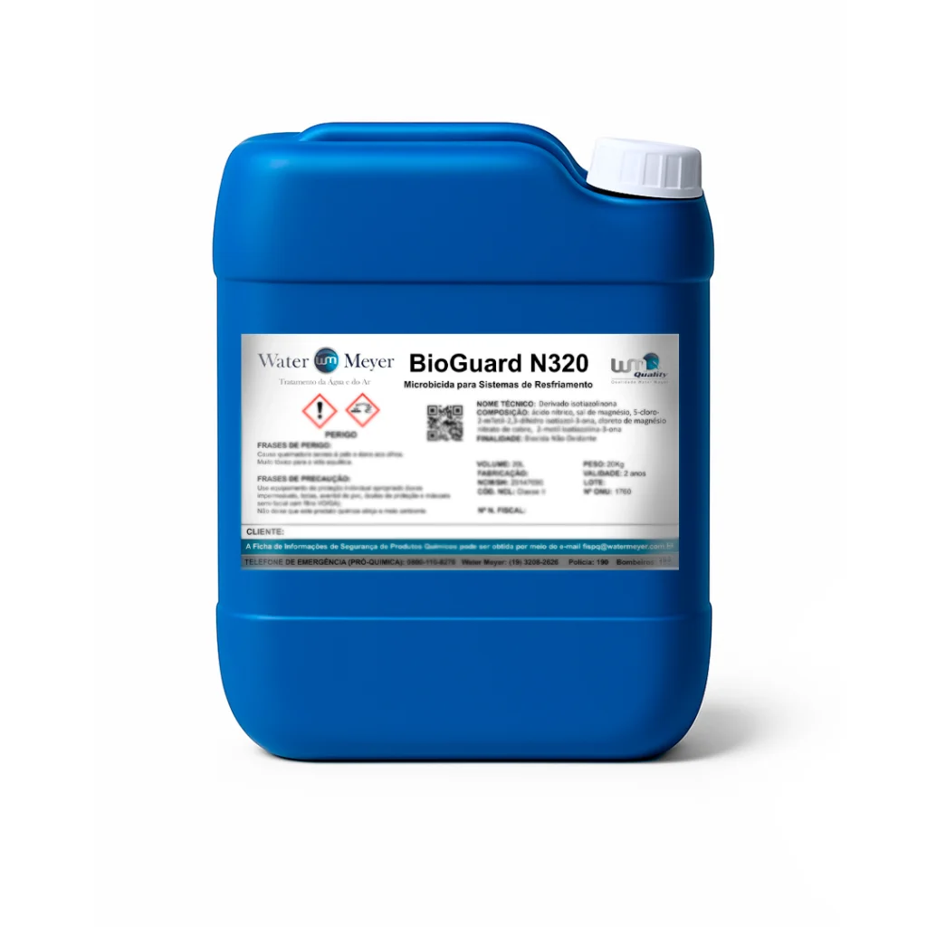 BioGuard N320 Biocida Não Oxidante para Sistemas de Resfriamento - 20L