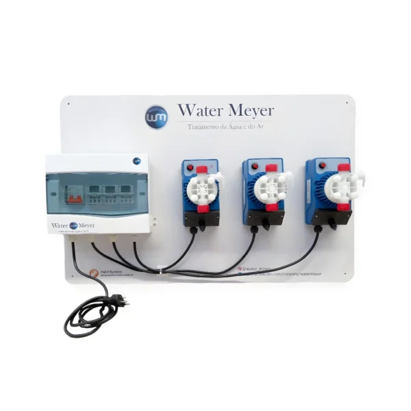 WM-FeedMaster Skid de Dosagem Automática 3 Bombas para Tratamento de Água